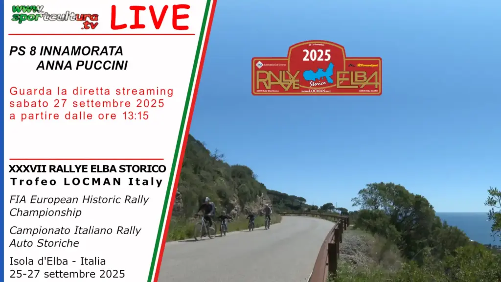 PS 8 Innamorata Anna Puccini - Arrivo in diretta su sportculturta.tv